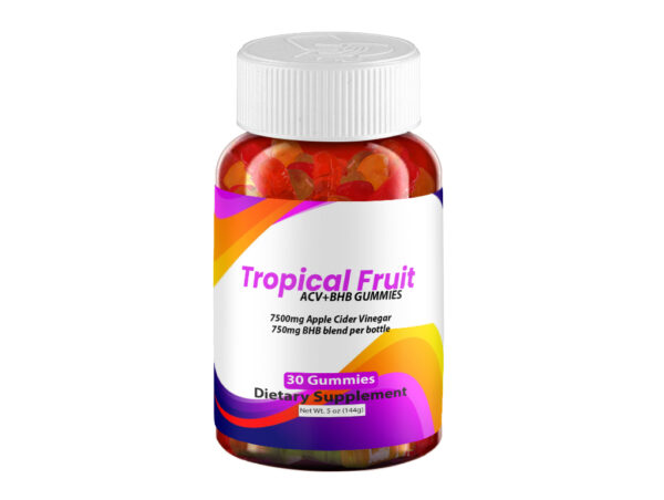 Tropical Fruit ACV+BHB Gummies - 1 Bottle